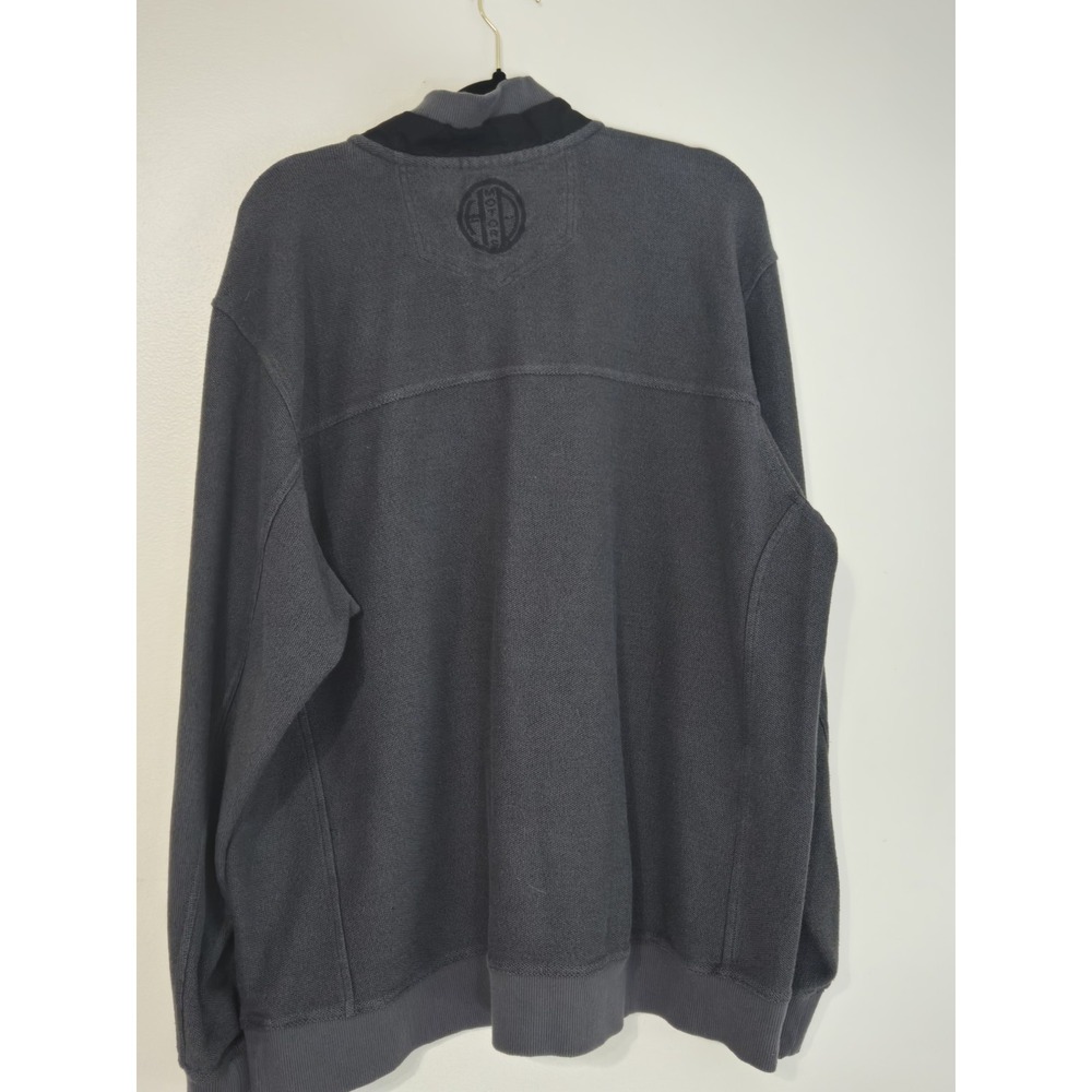 Vtg Harley Davidson Quarter Snap Sweatshirt Men's Size 2XL Riding 1/4 Button - Picture 7 of 9